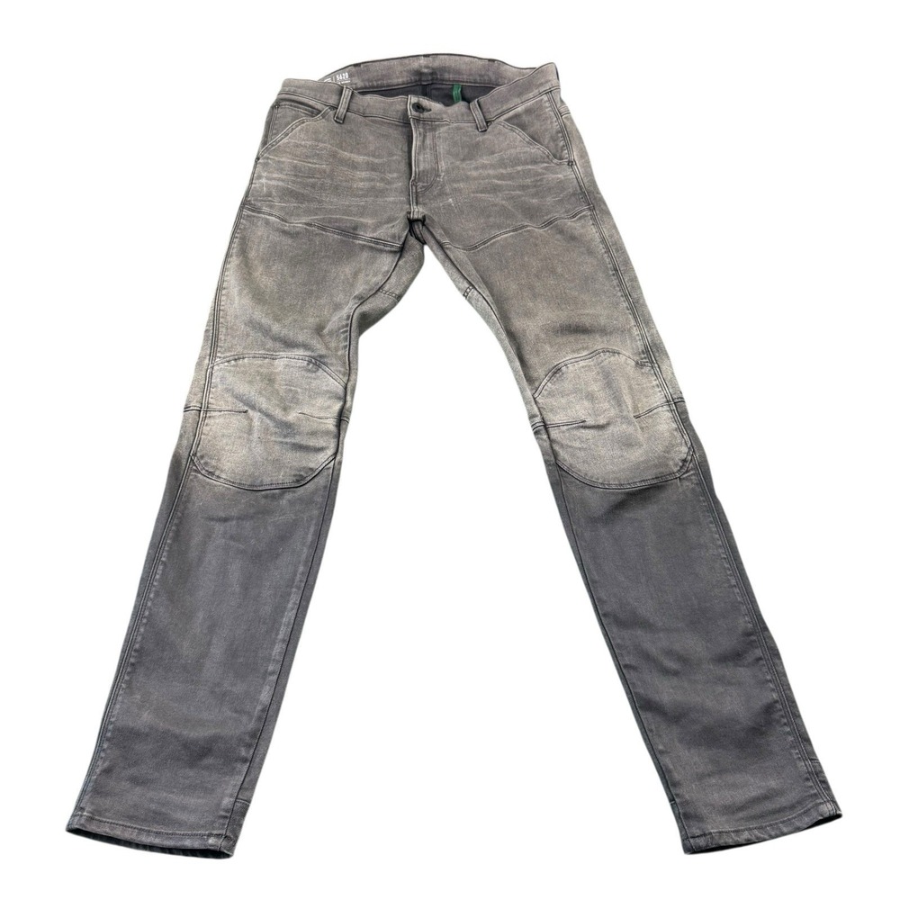 G-Star Raw Wash Gray 5620 3D Skinny Men's Jeans Size 34x32 Mint